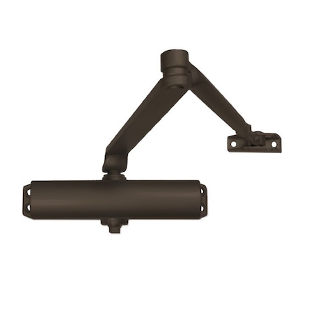 International Door Closers Surface Door Closer With Back-Check, Parallel Arm, 42 Interior Door Size, 8-3/16 Horizontal Mount 883-P-DU